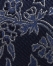 Floral Jacquard Silk Tie, Navy/Silver, swatch
